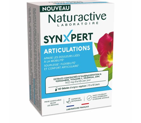 SynXpert articulations Naturactive – 60 gélules - image 1