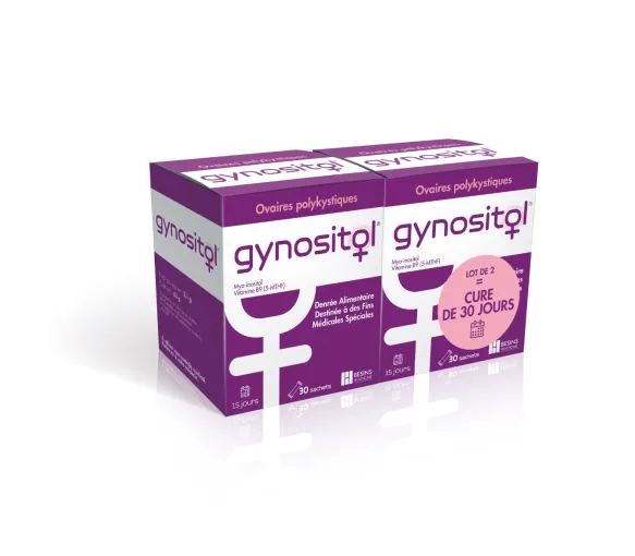 Gynotisol ovaires polykystiques Besins Healthcare - lot de 2 boites de 30 sachets - image 1