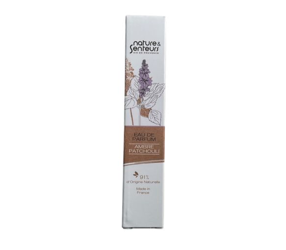 Eau de parfum ambre patchouli Nature & senteurs - spray de 15ml - image 1