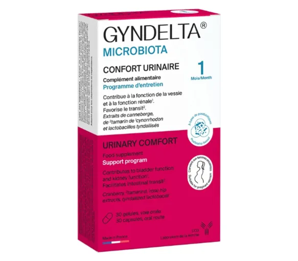 Gyndelta Microbiota confort urinaire Ccd - boite de 30 gélules
