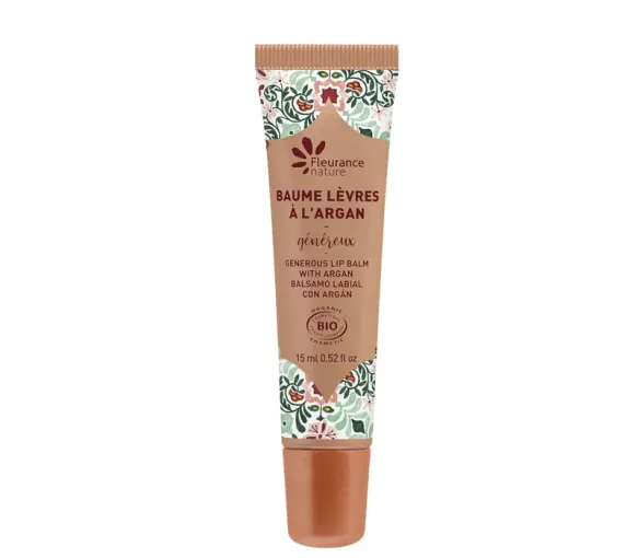 Baume à lèvres à l'argan bio Fleurance nature - tube de 15ml