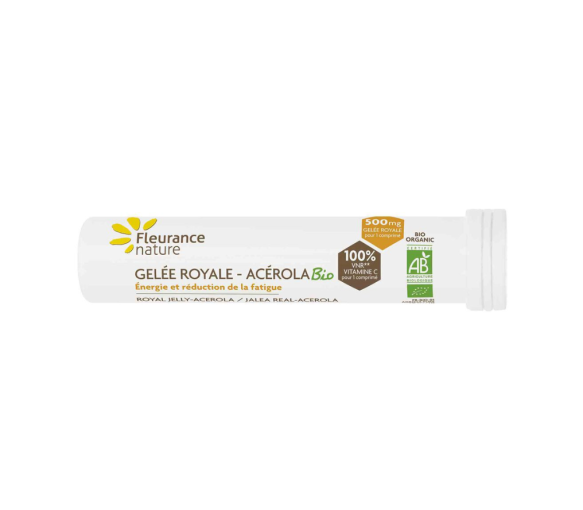Gelée royale acérola BIO Fleurance Nature - tube de comprimés à croquer - image 1