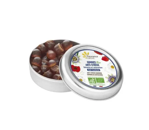 Gommes anti-stress bio Fleurance nature - boîte de 45g - image 1