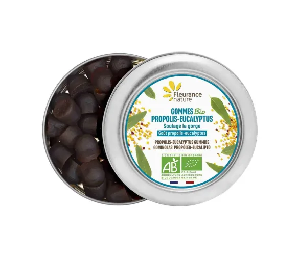 Gommes propolis eucalyptus Bio Fleurance Nature - boite de 35g - image 1