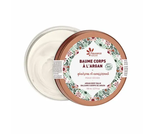 Baume corps à l'argan bio Fleurance nature - pot de 150ml