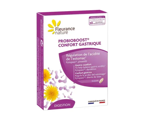 Probioboost confort gastrique Fleurance nature - boîte de 15 comprimés