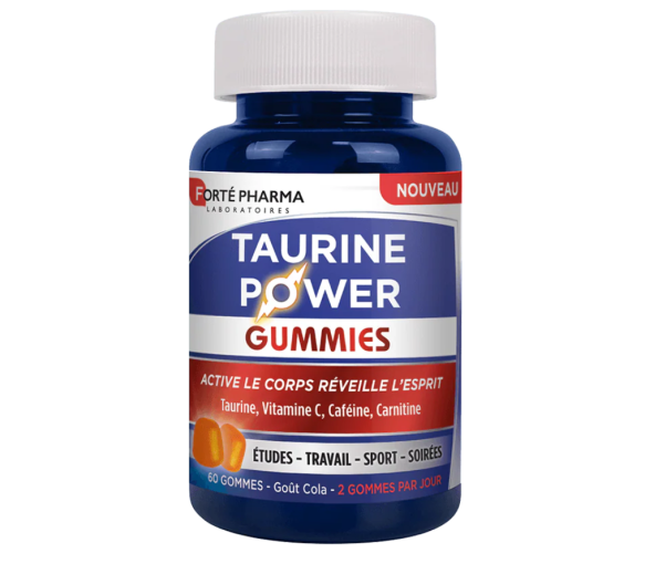 Taurine Power gummies Forté Pharma - pot de 60 gommes - image 1