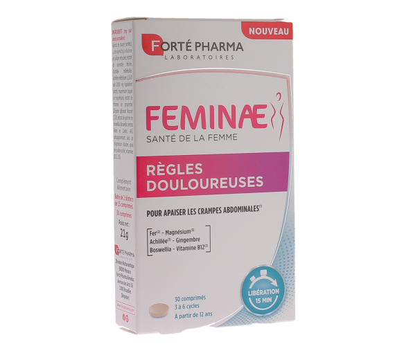 Feminae règles douloureuses Forté pharma - boite de 30 comprimés - image 1