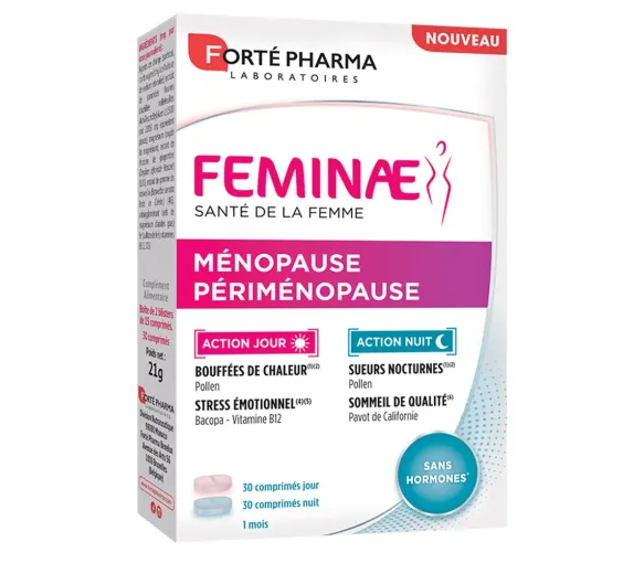 Feminae Ménopause Périménopause Forte Pharma - boîte de 60 comprimés - image 1