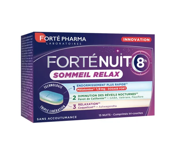 FortéNuit 8h sommeil relax FortéPharma - image 1