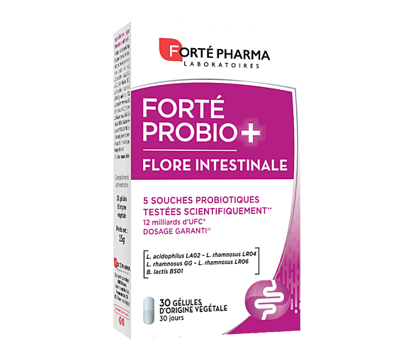 Forté Probio+ Flore intestinale Forté Pharma - boîte de 30 gélules