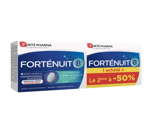 Forténuit Forté Pharma - lot de 2 boites de 30 comprimés