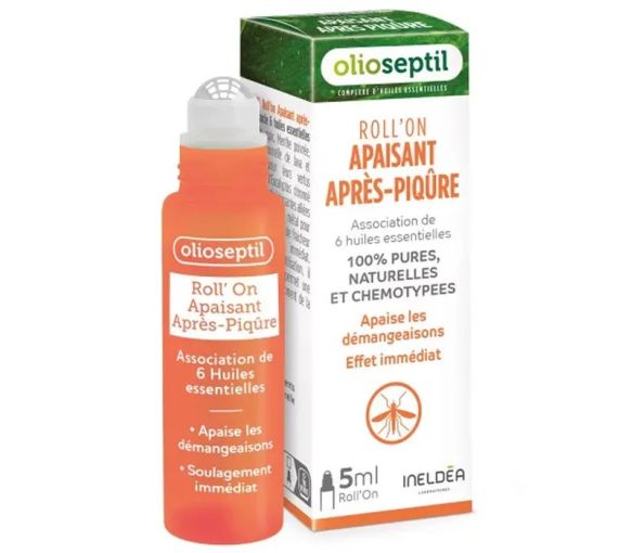 Olioseptil roll'on apaisant après-piqûre Ineldea – 5 ml - image 1