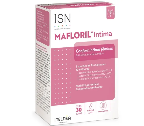 Mafloril intima confort intime féminin ISN - boite de 30 gélules