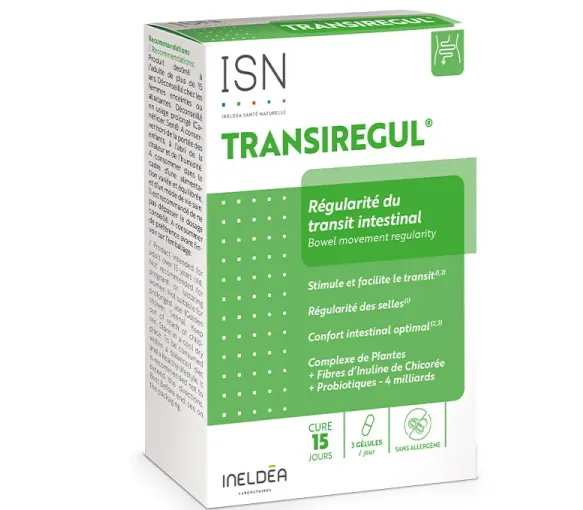 Transiregul régularité du transit intestinal Ineldea - boîte de 45 gélules