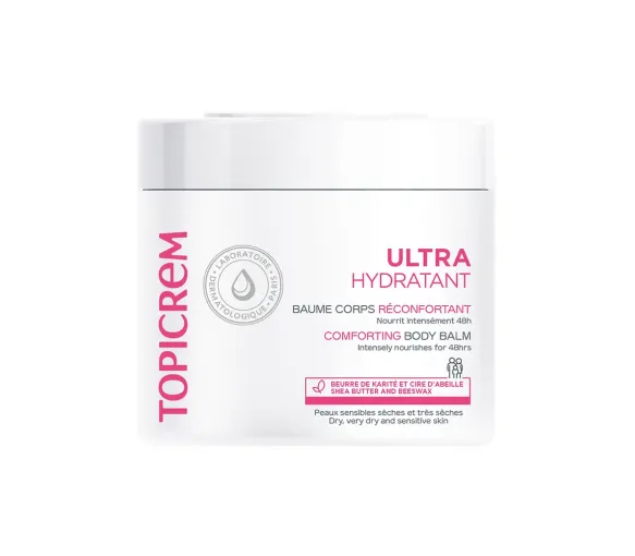 Ultra-hydratant baume corps réconfortant Topicrem - pot de 380g