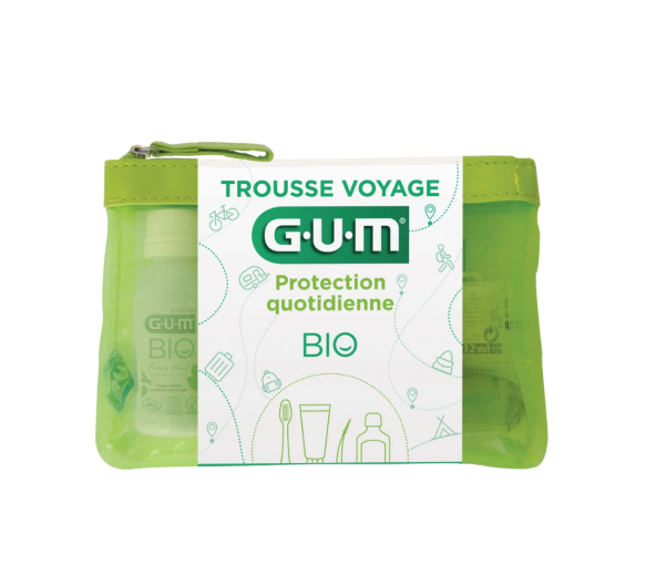 Kit voyage prévention quotidienne Gum - trousse de 4 produits - image 1