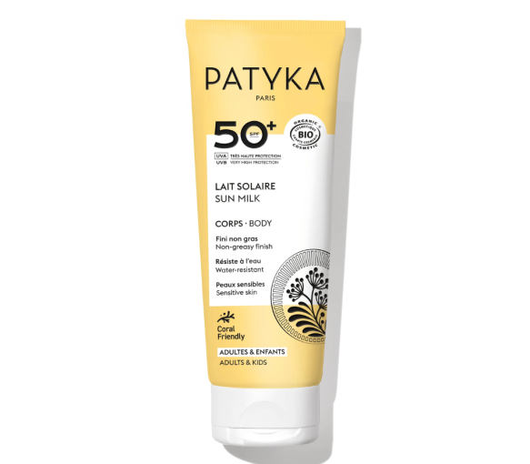 Lait solaire SPF50 corps Patyka - tube de 100ml - image 1