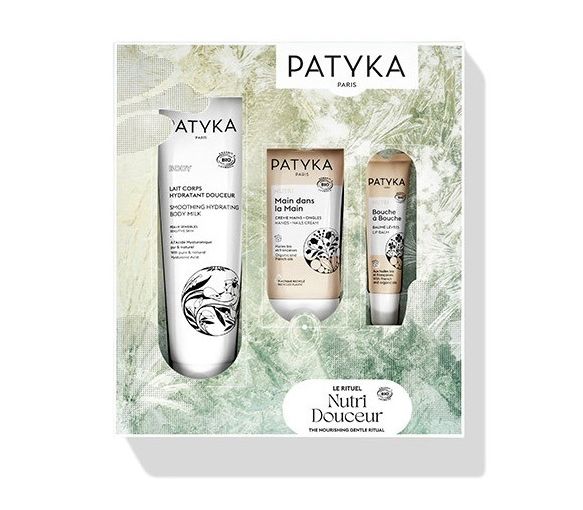 Coffret Rituel Nutri douceur bio Patyka - coffret contenant 3 produits