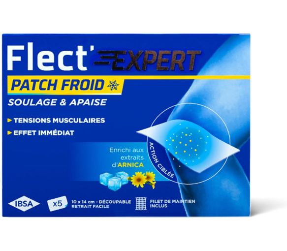 Flect'expert patch froid IBSA - boite de 5 patchs - image 1