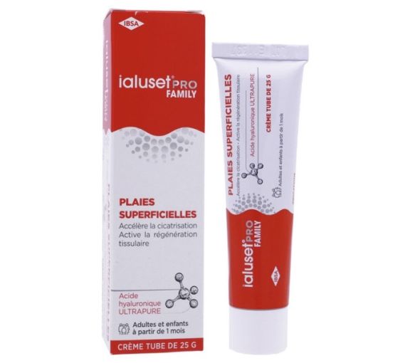 Crème Cicatrisante Ialuset Pro Family - tube de 25g