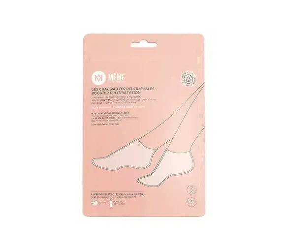 Chaussettes de soin réutilisables booster hydratation Même - 1 paire de chaussettes