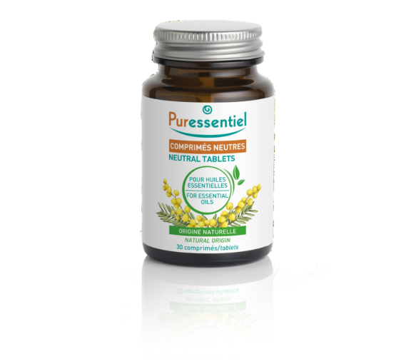 Comprimés neutres pour huiles essentielles Puressentiel - boite de 30 comprimés - image 2