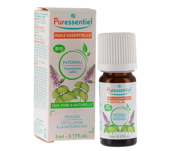 Huile essentielle Patchouli bio Puressentiel - flacon compte-goutte de 5ml - image 1