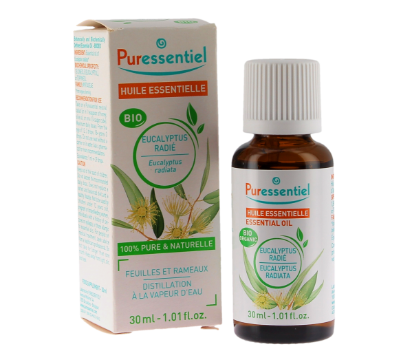 Huile essentielle Eucalyptus Radié bio Puressentiel - flacon compte-goutte de 30ml - image 1
