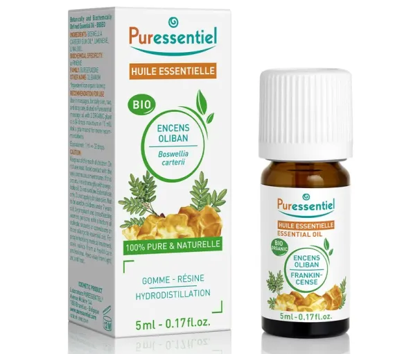Huile essentielle bio Encens Oliban Puressentiel - flacon de 5ml