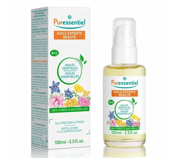 Huile experte beauté bio Puressentiel - flacon-pompe de 100ml - image 1