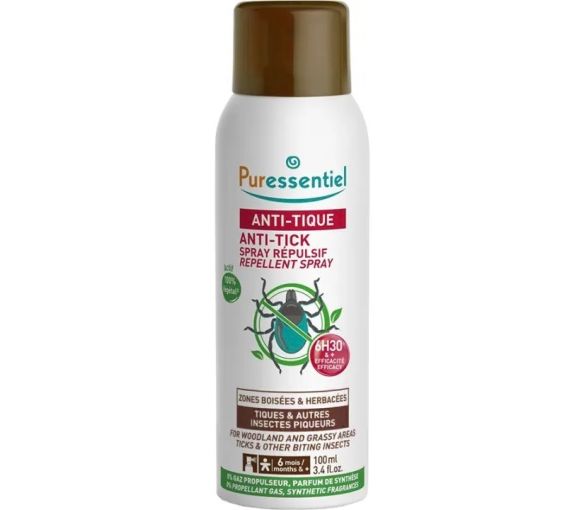 Anti-tique spray répulsif Puressentiel - spray de 100ml - image 1