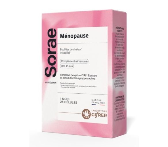 Sorae Ménopause Gifrer - boite de 28 gélules