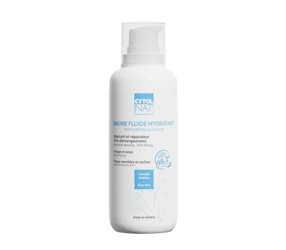 Baume fluide hydratant Cytolnat - flacon-pompe de 400ml - image 1