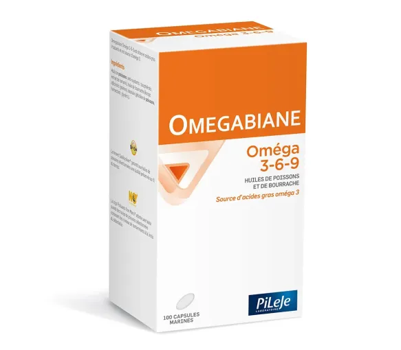 Omegabiane oméga 3-6-9 Pileje - boite de 100 capsules