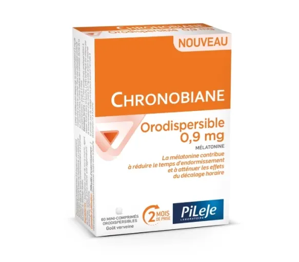 Chronobiane orodispersible 0,9mg Pileje - boite de 60 mini-comprimés orodispersibles