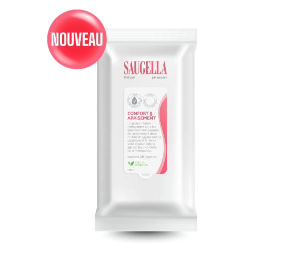 Poligyn lingettes intimes Saugella - pack de 15 lingettes - image 1