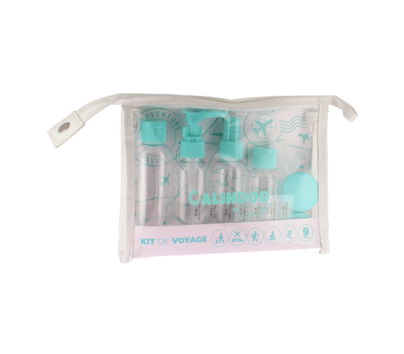 Kit de voyage Calindoo - trousse de 9 pièces - image 1