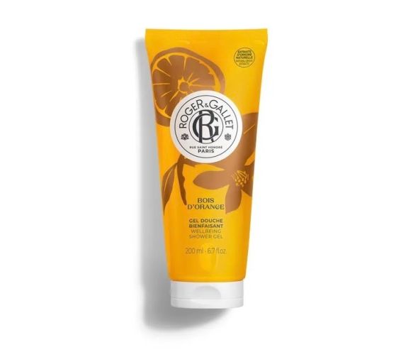 Gel douche bienfaisant bois d'orange Roger & Gallet - tube de 200ml - image 1