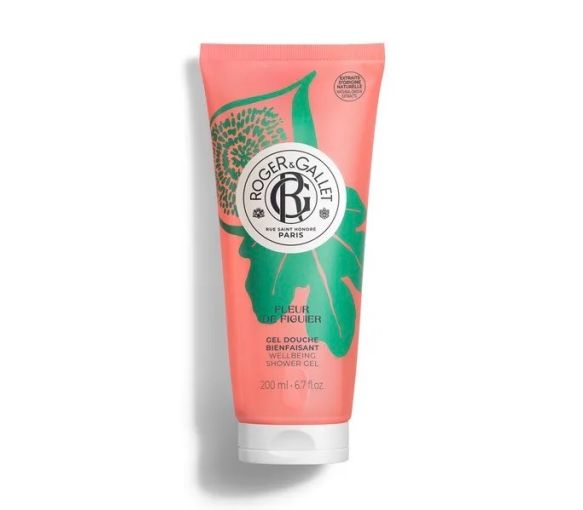 Gel douche bienfaisant fleur de figuier Roger & Gallet - tube de 200ml - image 1