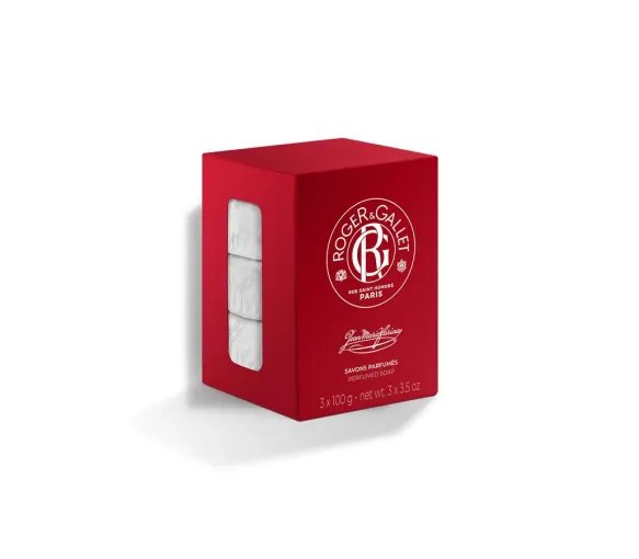 Savons parfumés Jean-Marie Farina Roger & Gallet - boite de 3 savons de 100g - image 1