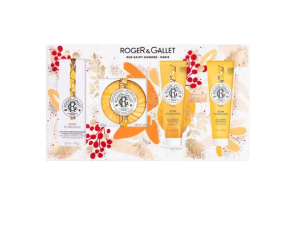 Coffret bois d'orange Roger & Gallet - coffret de 4 produits