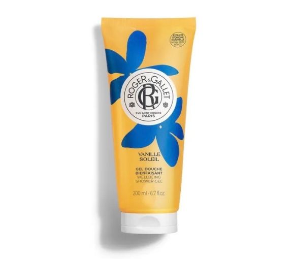 Gel douche bienfaisant vanille soleil Roger & Gallet - tube de 200ml - image 1