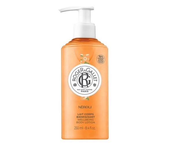 Lait corps bienfaisant Neroli Roger & Gallet - flacon-pompe de 250ml - image 1