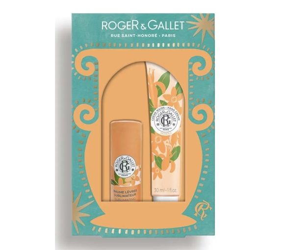 Coffret baume lèvres et crème mains Néroli Roger & Gallet - coffret de 2 produits