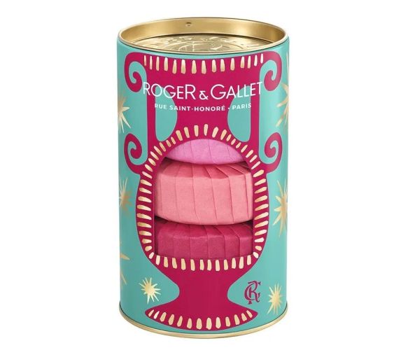 Coffret savons rose Roger & Gallet - coffret de 3 savons