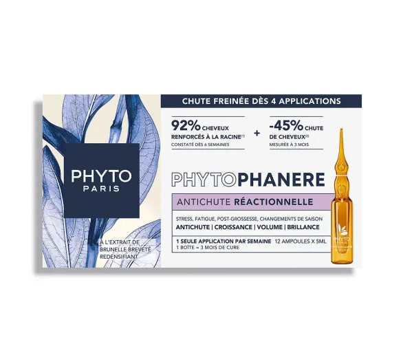 Phytophanère Antichute réactionnelle Phyto - boite de 12 ampoules de 5ml - image 1