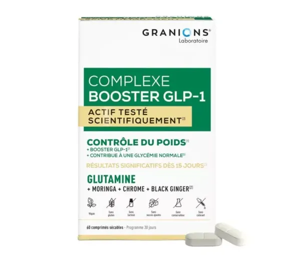 Complexe booster GLP-1 contrôle du poids Granions - boite de 60 comprimés