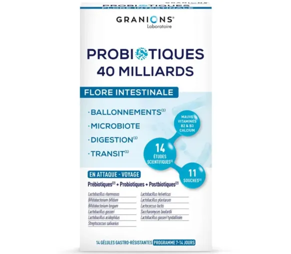 Probiotiques flore intestinale Granions - image 1