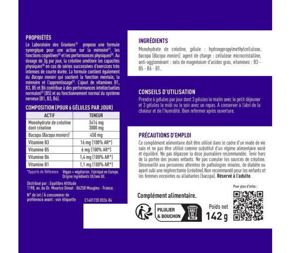 Créatine 3000mg Granions - image 6